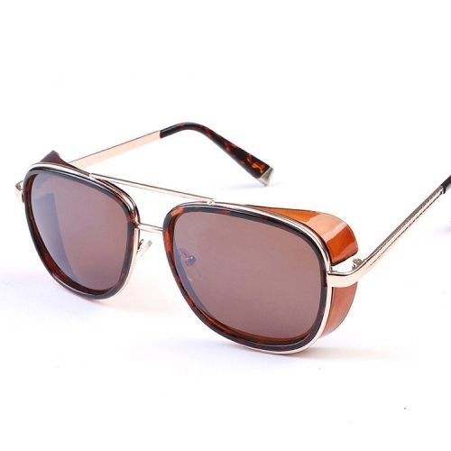 Iron Fashion Man 3 IRON TONY Windscreen Sunglasses for Men and Women Double beam Sunglasses Retro Personality Glasses Iron Fashion Man 3 IRON TONY Windscreen Sunglasses for Men and Women Double beam Sunglasses Retro Personality Glasses